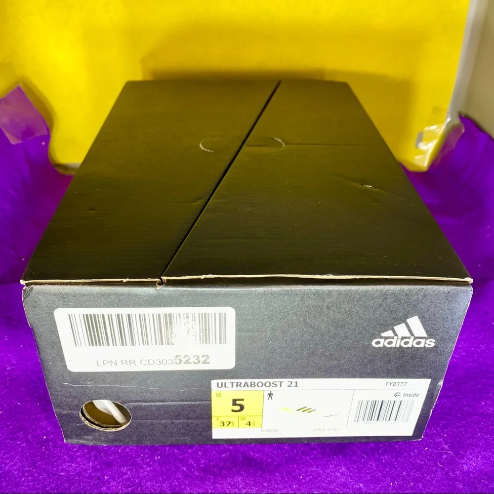 New adidas Ultraboost 21 Running Shoe FY0377 Men’s Size: 5 Women’s 6.5 - Picture 10 of 13